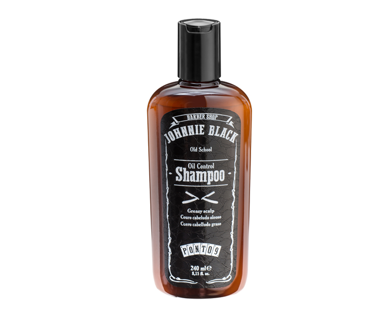 Shampoo Oil Control para Couro Cabeludo e Cabelo Oleoso – Johnnie Black