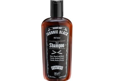 Shampoo 3×1 para Cabelo, Barba e Corpo Johnnie Black
